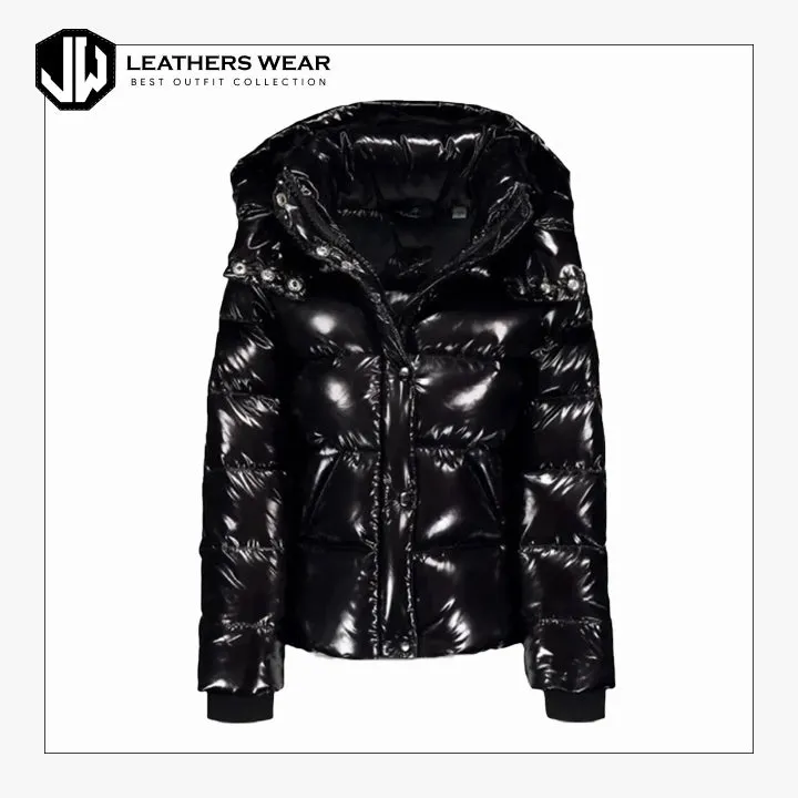 Women Black Puffer Jacket