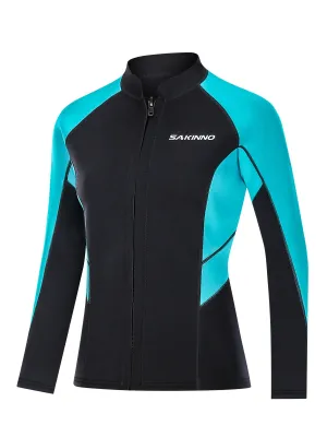 Women's 2mm Hydrophobe Neoprene Top Zip Front