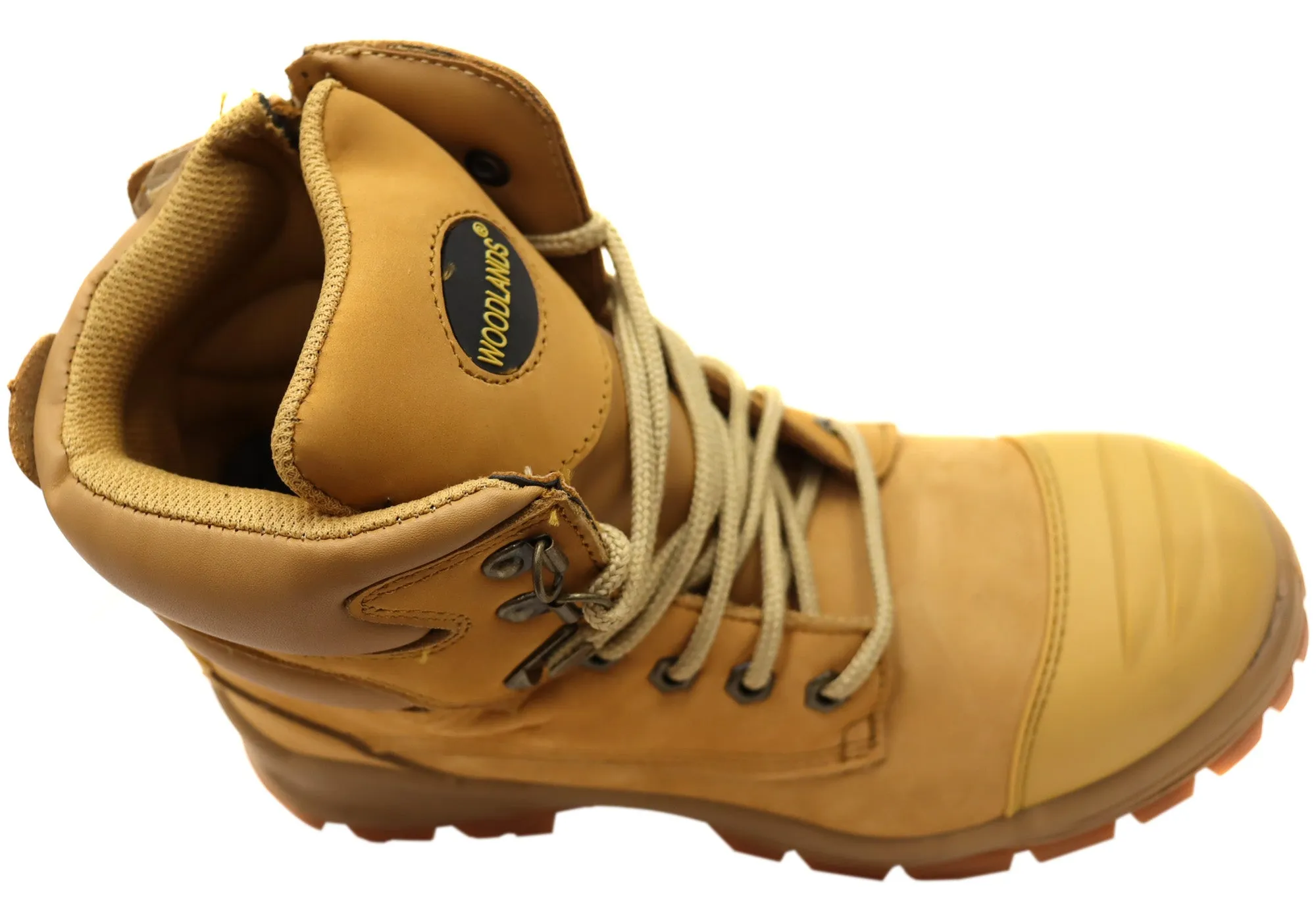 Woodlands Forest Mens Comfortable Leather Safety Work Boots