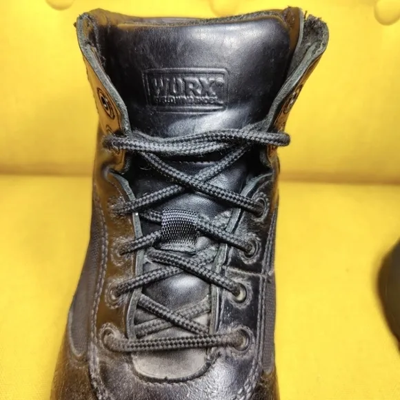 WORX by Red Wing Rugged Waterproof Black Boots Mens Shoe Size 8